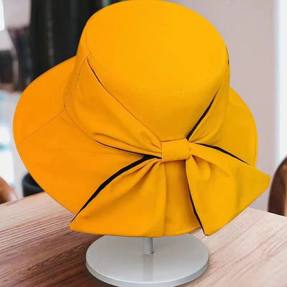 Panama Bow Knot Bucket Hat In 6 Colors