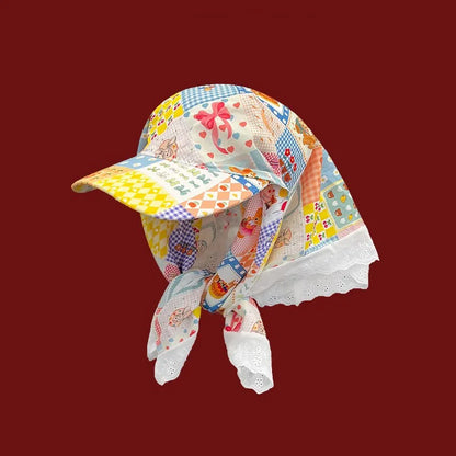 Unique design Headscarves on a Baseball Cap.  A variety of design choices
