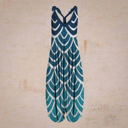 Small to 5XL Sleeveless Jumpsuit Loose Casual Several patterns to choose from