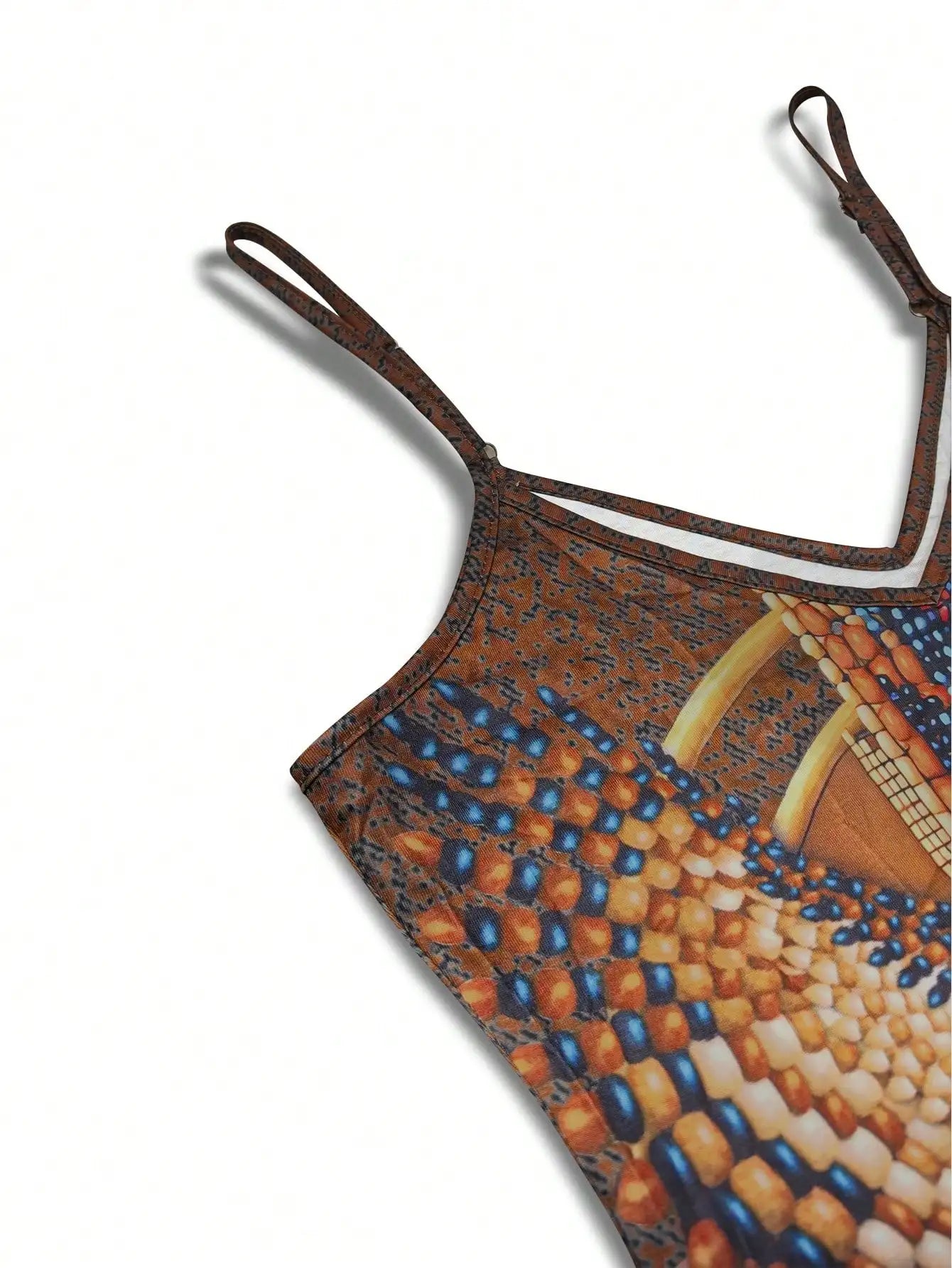 Women's Printed Casual Tank Top Sundress to Size 2XL