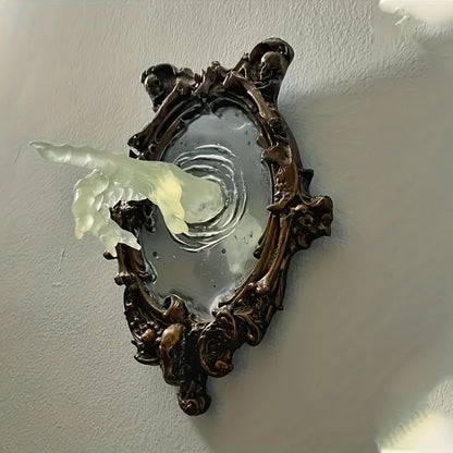 Glowing Gothic Resin Devil's Hand Wall Decoration: Also Ghosts in The Mirror