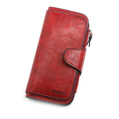 Leather wallet/Clutch Purse in 6 Colors