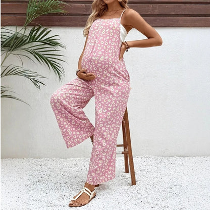 Maternity Overalls Designed for Warm Weather, Roomy Cut & Soft Material