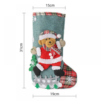 Christmas Hanging Canvas Stockings