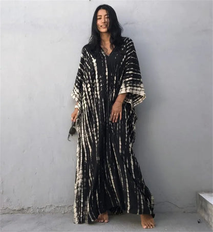 Beautiful Plus Size Women Casual Caftan Dress Swimwear or Casual or Lounging wear