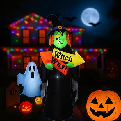 Choose from 9 Different Halloween Inflatables with Built-in LEDs.  Pumplins, Ghosts, and Ghouls