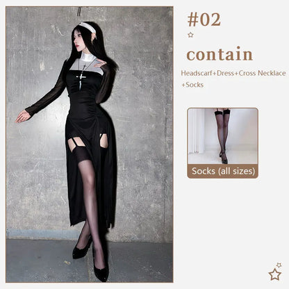 Halloween Sexy Nun Costume