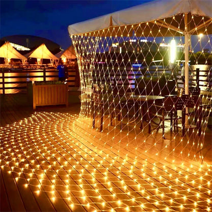 Christmas Snowflake LED Net Lights