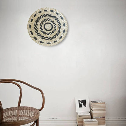 Boho Hand Woven Wall Basket Hanging, Decorative, Rustic, and unique in any room