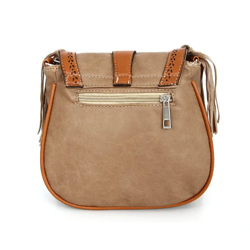 Bohemian tassel crossbody bag in several colors
