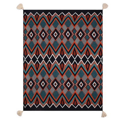 Boho Blankets with Aztec Baja Blanket Designs, Ethnic Sofa Cover