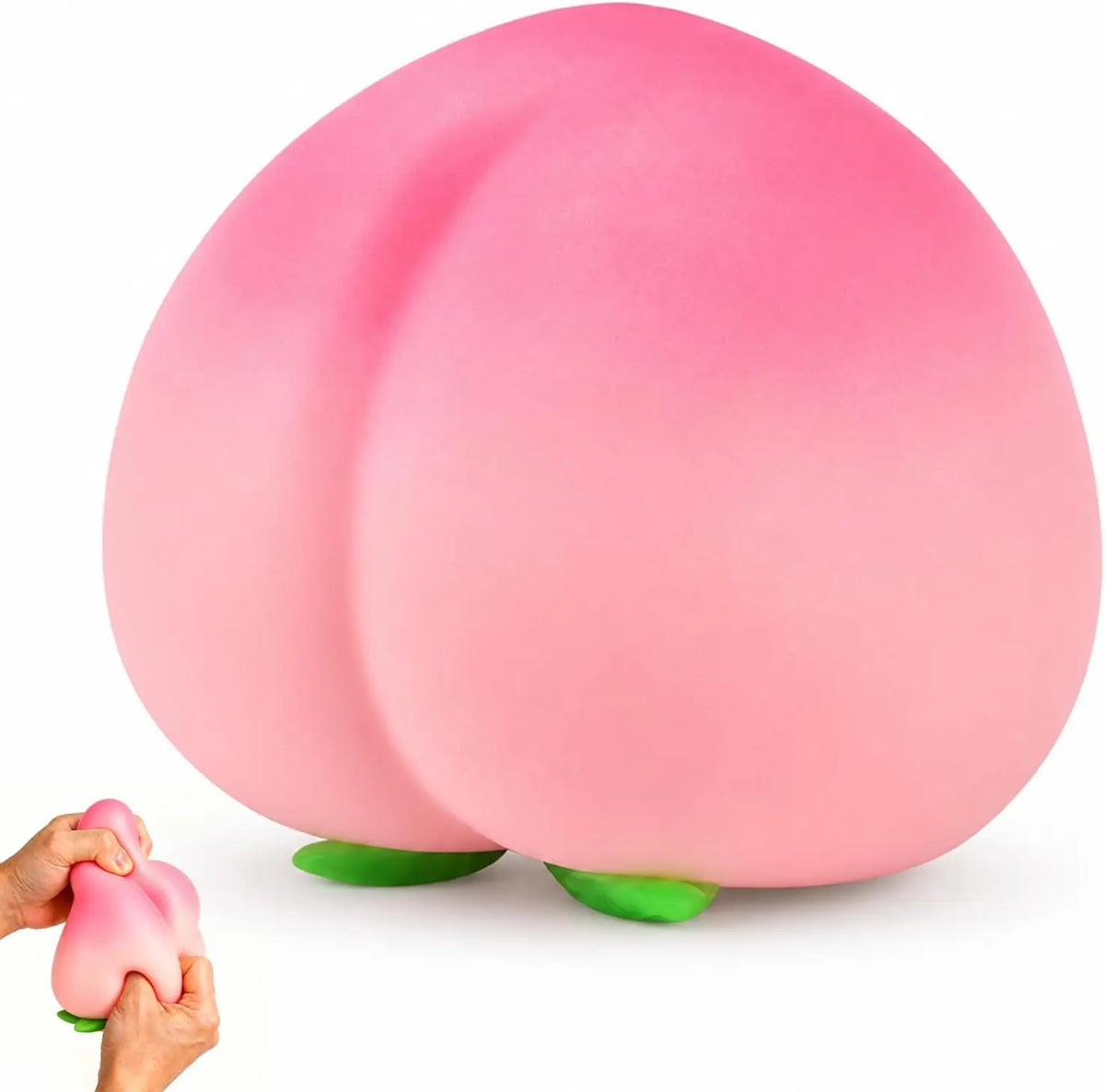6 inch Peach Squishy, Jumbo Squeezy Fruit Stress Ball,
