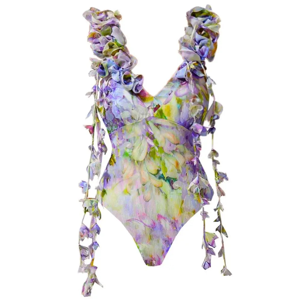 One Piece Swimsuit and Skirt Women's Beachwear Bathing Suit