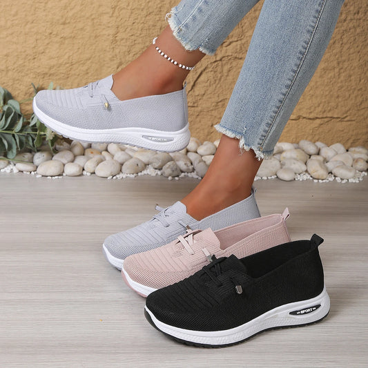 Cool Cotton Mesh Shoes.  Comfortable Soles In 3 Colors