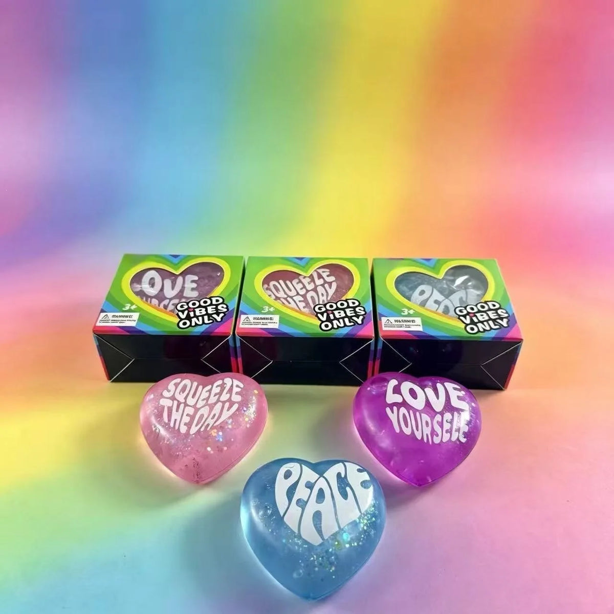 Heart-Shaped Squishy Toy, Soft and Comfortable to the Touch, Quick to Bounce Back, Cute and Compact, Portable Palm-Sized Toy. Size: 6.5Cm*6Cm