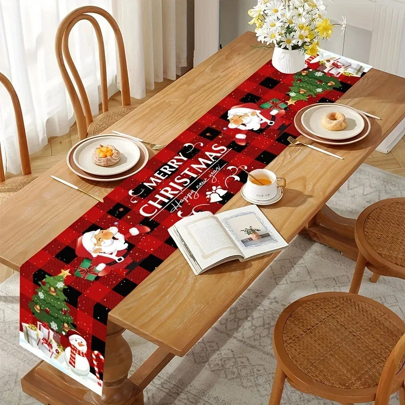 Santa Claus Christmas Table Runner, Plus 5 other prints available