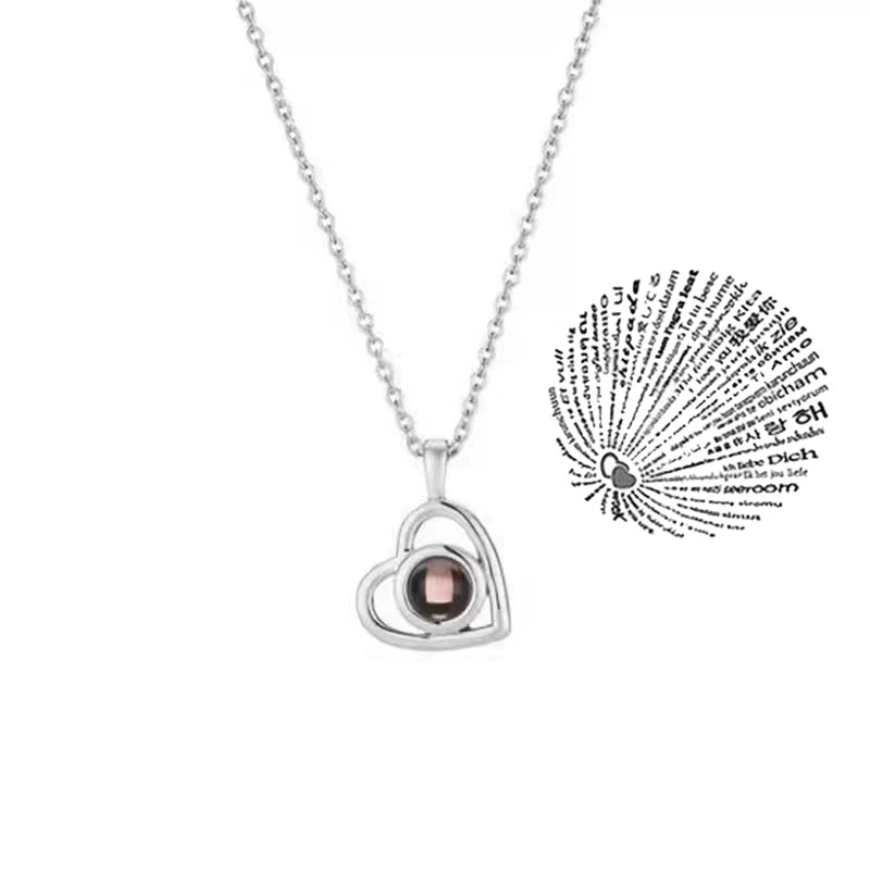 100 Languages I Love You Projection Pendant. In 33 different designs