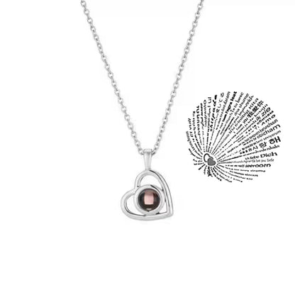 100 Languages I Love You Projection Pendant. In 33 different designs