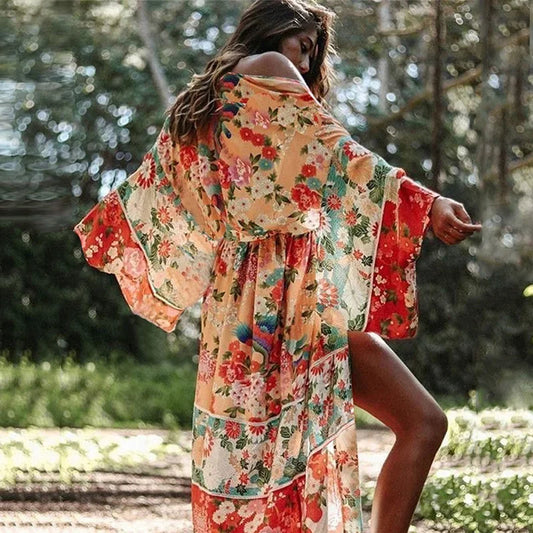 Women's Chiffon Loose Flowing Cover-up