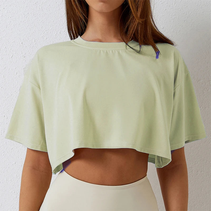 Cotton Crop Top Loose fit