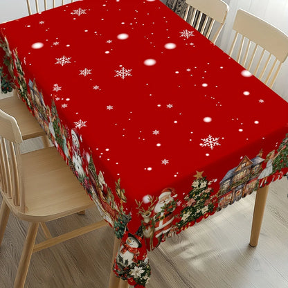 Santa and Friends Tablecloth