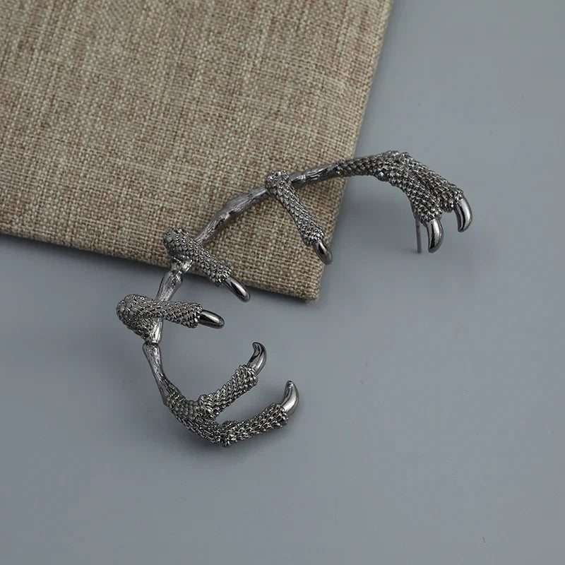 Vintage Earrings  of Zinc Alloy Octopus Earrings (Also flowers)