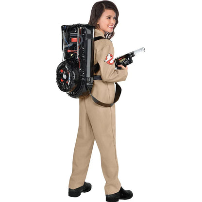 Ghostbusters Costumes Themed Cosplay Jumpsuit with Bag, Ideal Children and Adult Full Set Costumes