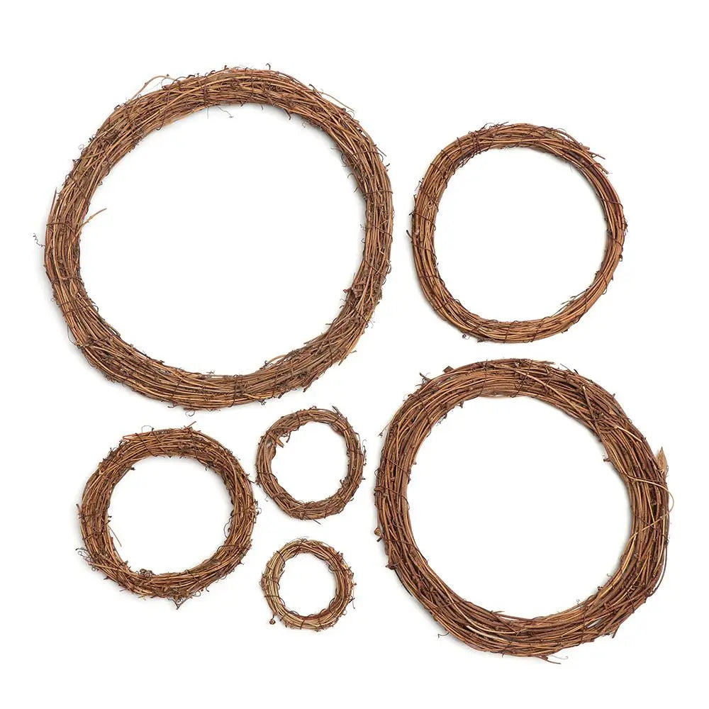 8-30CM  Artificial Wicker Vine Wreaths. Versatile to decorate for Halloween, Christmas, Kwanzae, Hanukkah, New Year, and any holiday or season!