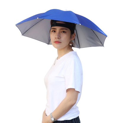 Portable Rain/UV Blocker for ballgames, fishing, and rain. Umbrella Hat