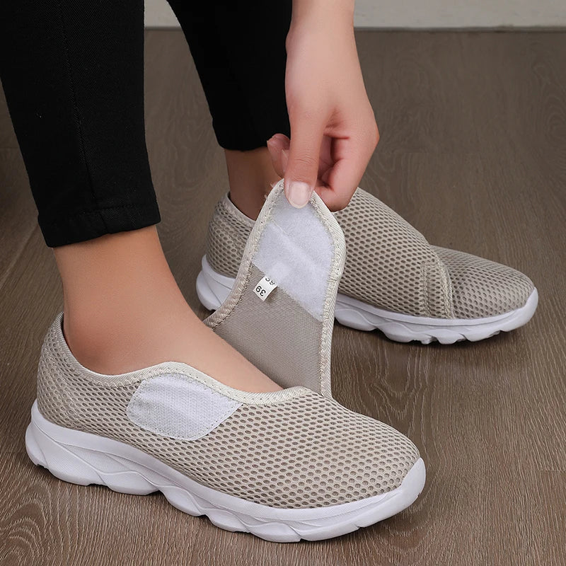 Casual Orthopedics Wide Adjustable Shoes Comfortable Diabetic Shoe Walking Shoes