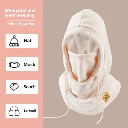 Warm Hat with Mask and Neck Warmer 3-in-1 Windproof  Men or Women