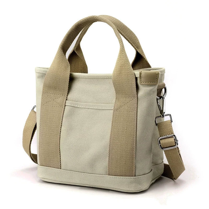 Canvas Crossbody Bag with Adjustable Strap