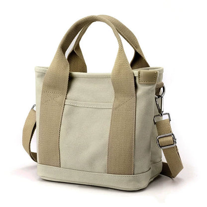 Canvas Crossbody Bag with Adjustable Strap