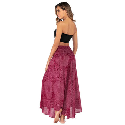 34 Different Designs of this Long Boho Bottom Lifts to Top Skirt, Vintage, Casual. 34 Different Designs
