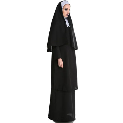 Halloween Nun Costume Adult Sizes M-XL