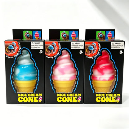 Ice Cream Stress-relieving Ball with ZERO Calories!!!  Reduces Anxiety, Releases Stress, Tactile Sensory Tool for adults and children