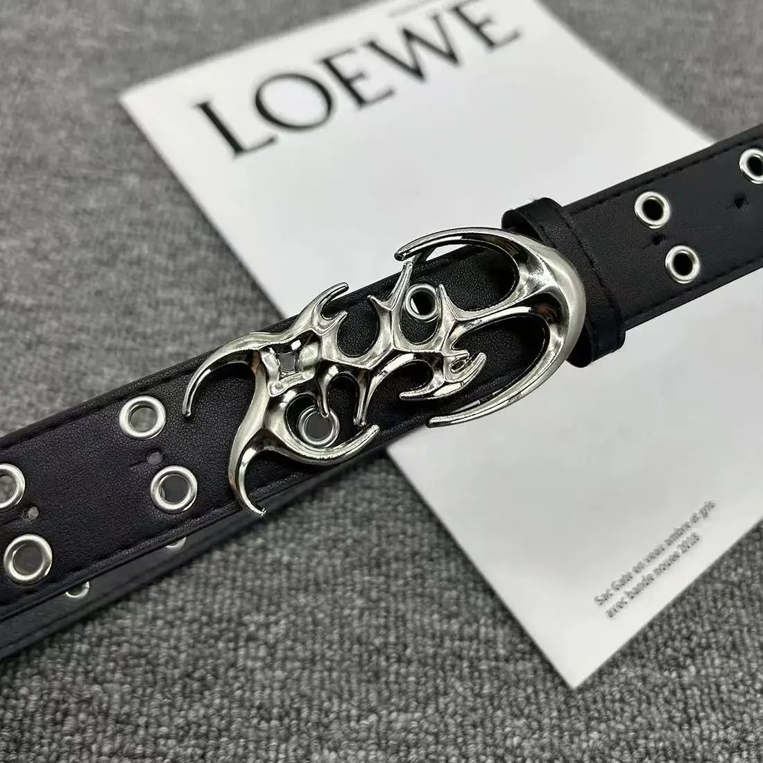 Plus sizes up to 51 Inches Riveted PU Leather Punk Belt For Men and Women