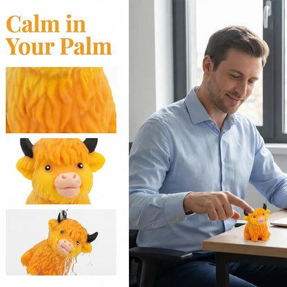 Glitter Highlander Cow Squishies