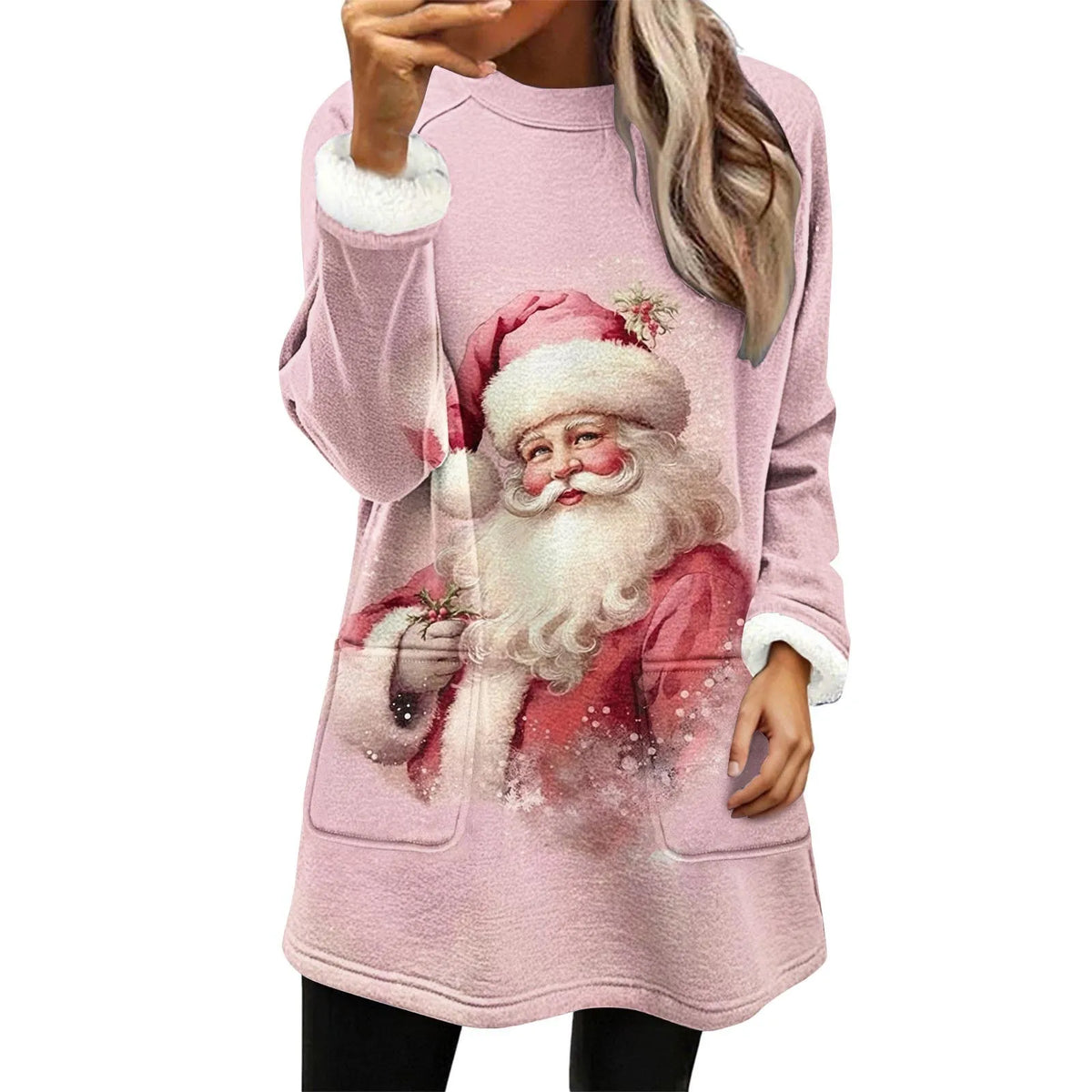 Casual Fleece Sweatshirts Women 15 prints or solids to choose from, with Pockets