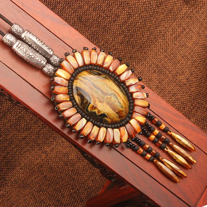 20 Designs handmade Vintage Bohemian leather braided necklace, Nepal jewelry