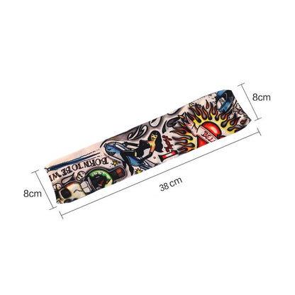 6 PCS Tattoo Sleeve for Men or Women Anti-Sunburn Sleeve Elastic Outdoor