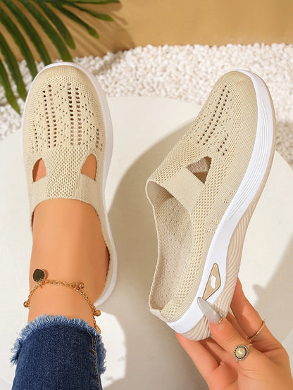 Cotton Air Mesh Slip-On Shoes. Open Places make these shoes cooler than others like them