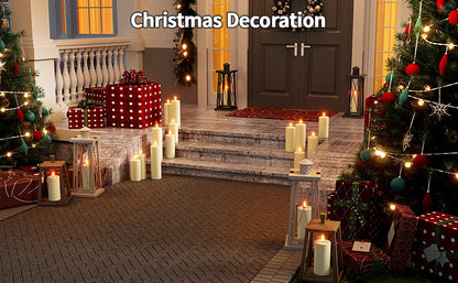 Remote Control LED Pillar Candles With Battery Electronic Candle Lights (Bulk orders up to 160 available)