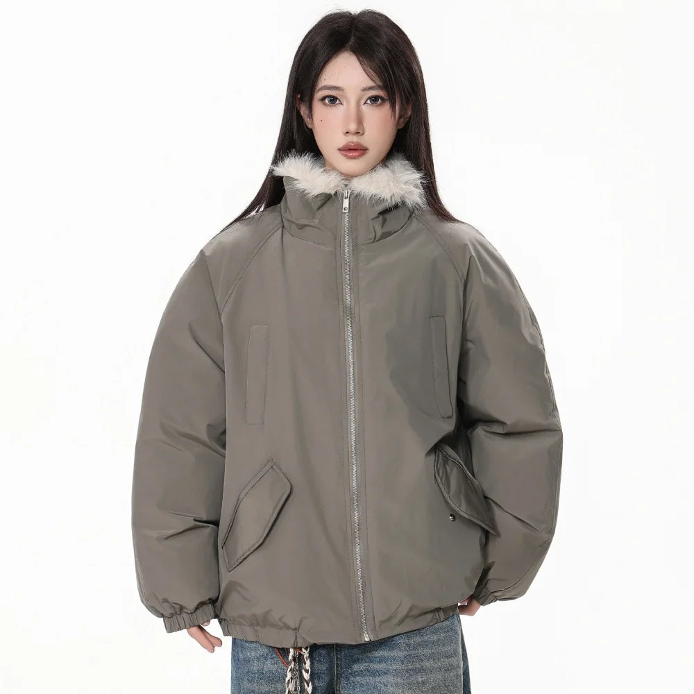 Lightweight Down Puffer Jacket with Pockets and  Luxury Padding for Warmth. Also comes in Black