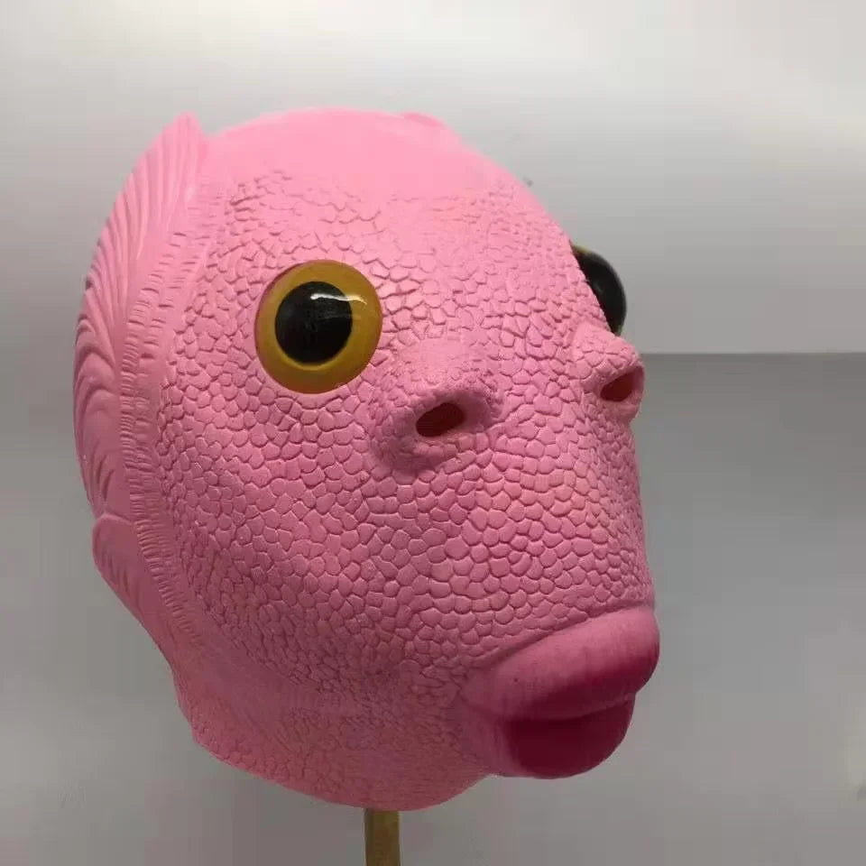 Inflatable Alien Costume With Fish Head Mask Funny Halloween Cosplay Suit For Adults