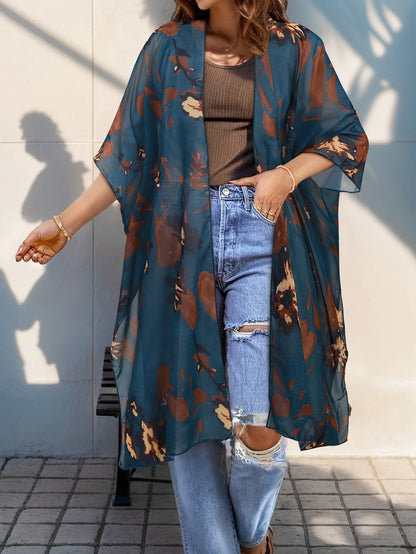 Plus-size Up to 5XL Bohemian-style casual cover-up for Streetwear or Casual Beach Cover-Up