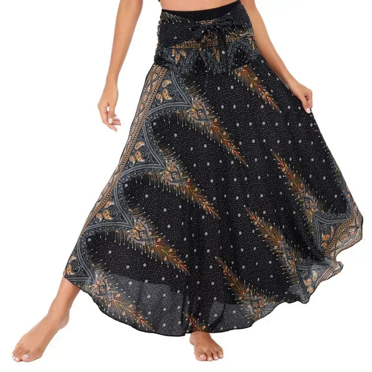 34 Different Designs of this Long Boho Bottom Lifts to Top Skirt, Vintage, Casual. 34 Different Designs