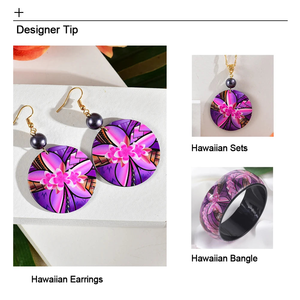Hawaiian Polynesian Plumeria Flower Earrings. 53 variations