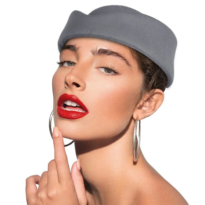 British Stewardess Beret, Exquisite Top Hat, Hepburn Style, High-end Beret,