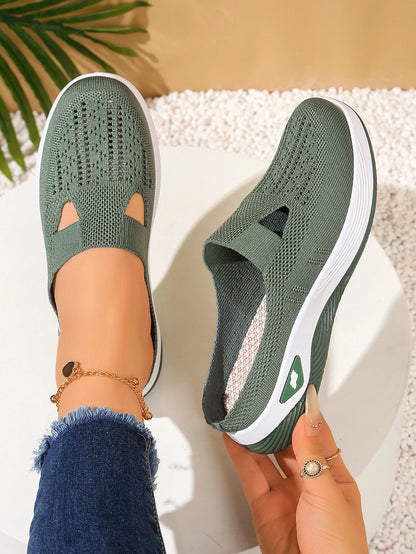 Cotton Air Mesh Slip-On Shoes. Open Places make these shoes cooler than others like them